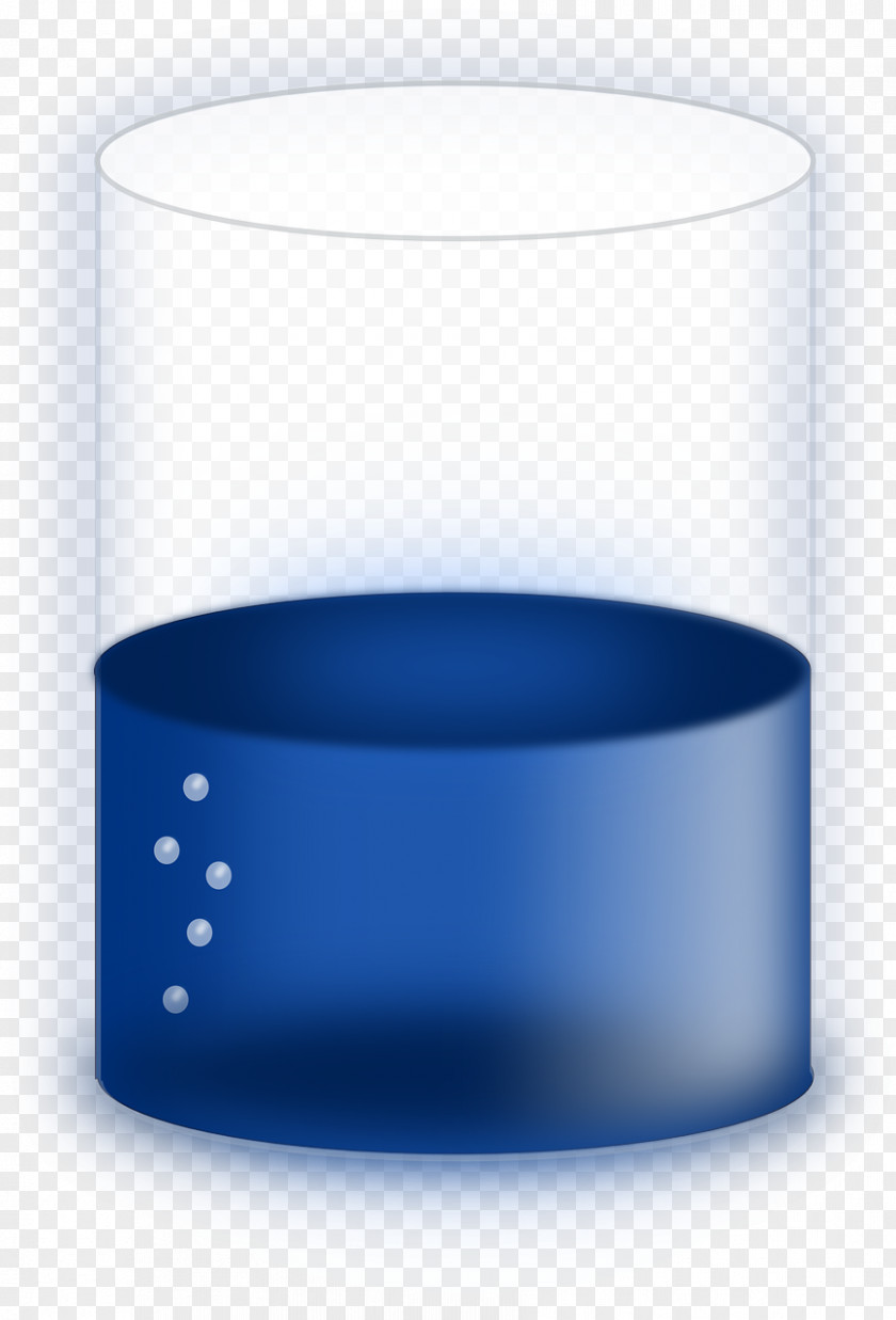 Water Glass Cylinder Liquid Beaker Clip Art PNG