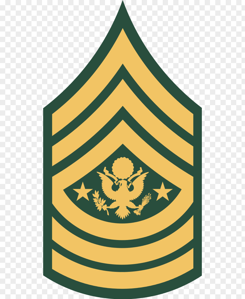 Army Sergeant Major Of The United States Enlisted Rank Insignia PNG