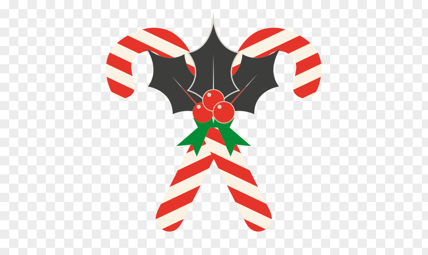 Barret Ornament Christmas Candy Cane Leaf Character Day PNG