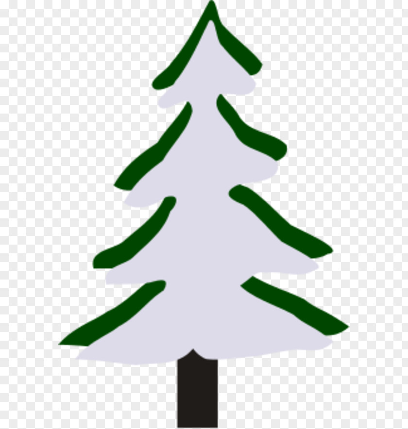 Cartoon Pine Tree Winter Clip Art PNG