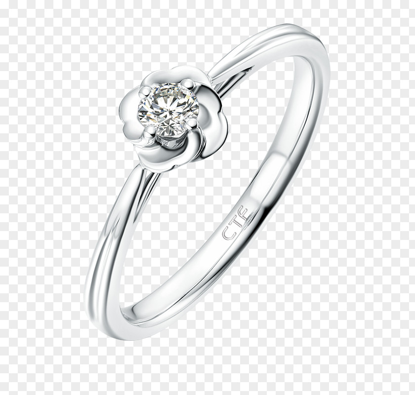Diamond Wedding Ring Silver Jewellery PNG