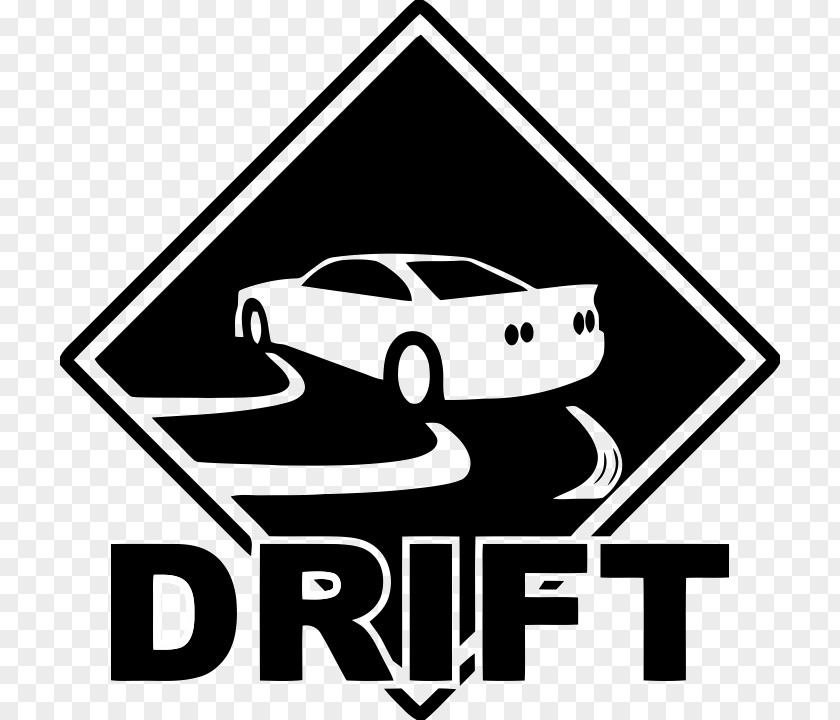 Drift Drifting Sticker Decal Car Logo PNG
