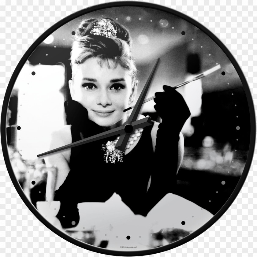 Black Givenchy Dress Of Audrey Hepburn Breakfast At Tiffany's Poster Holly Golightly PNG