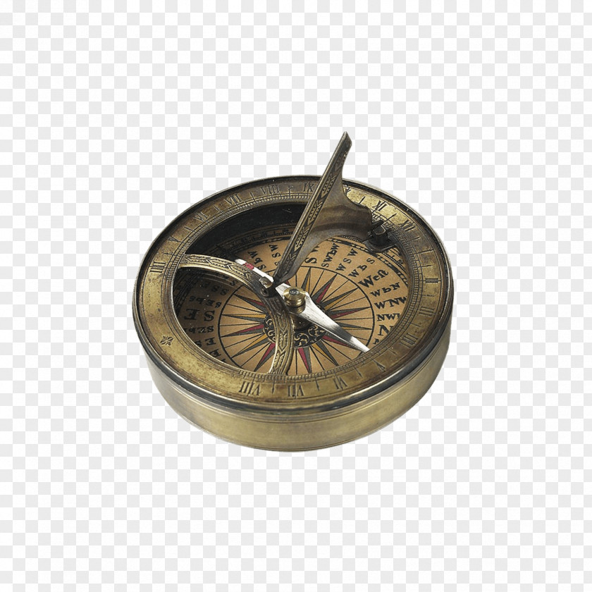 Compass Sundial 18th Century Gnomon PNG