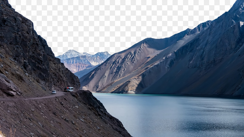 Fjord Crater Lake Glacial Mount Scenery National Park PNG