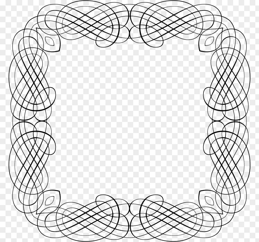 Line Frame Art Drawing Clip PNG