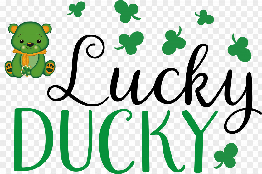 Lucky Ducky Patricks Day Saint Patrick PNG