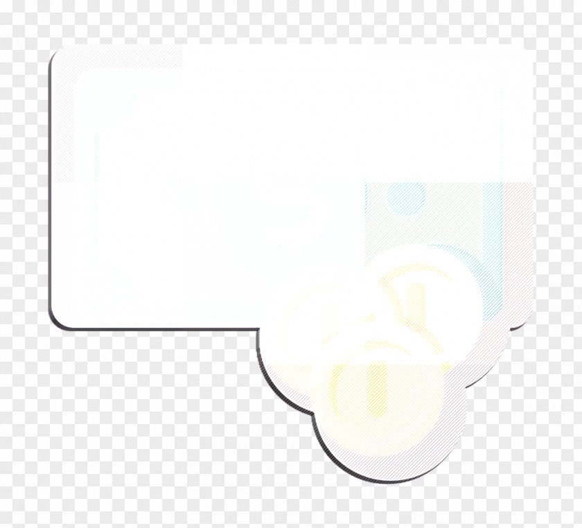 White Computer Money Icon PNG