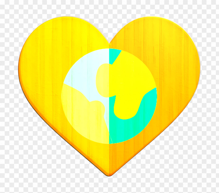 Earth Icon Mother Day Heart PNG