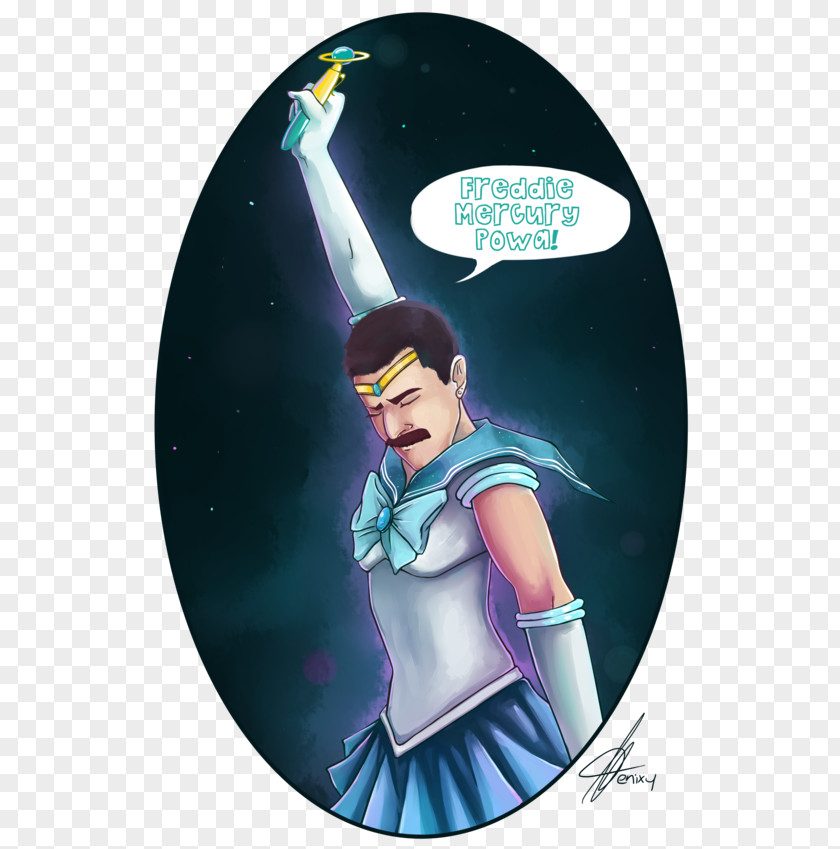 Freddie Mercury Sailor Jupiter PNG