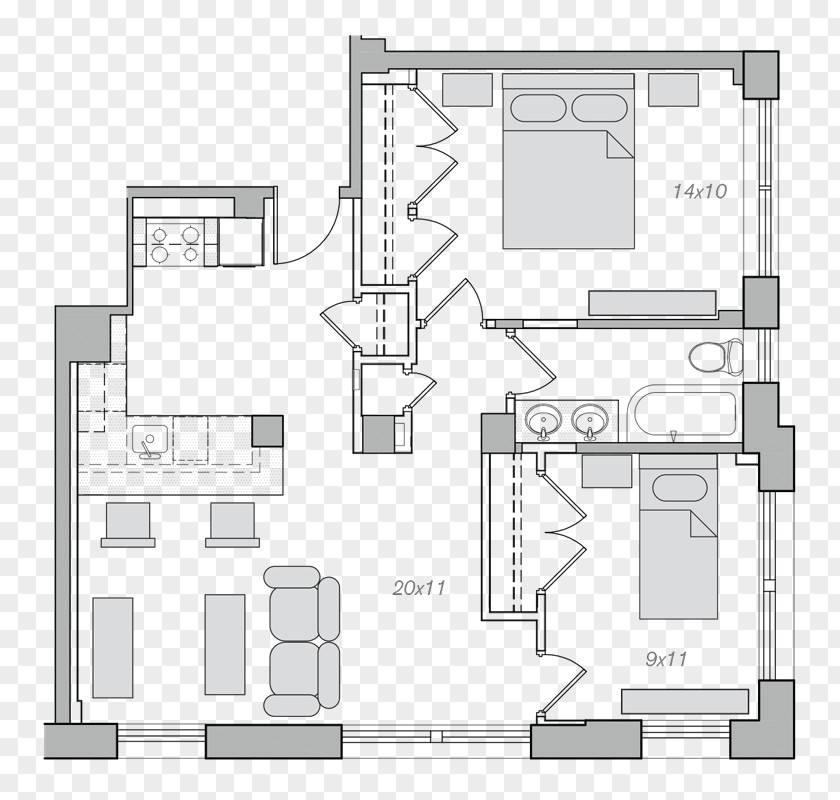 House Floor Plan Architecture Embassy Tower PNG