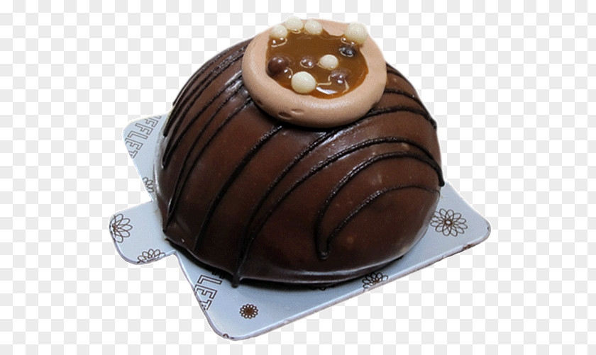Molten Chocolate Cake Pudding Praline PNG