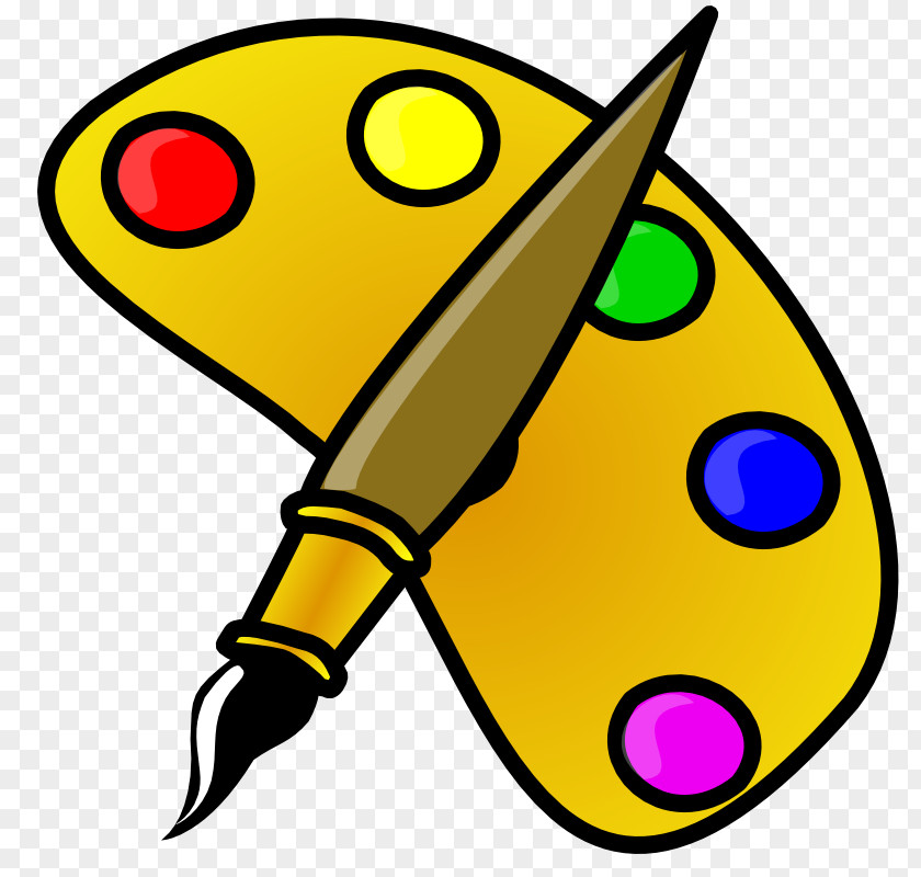 Painting Palette Paintbrush Clip Art PNG