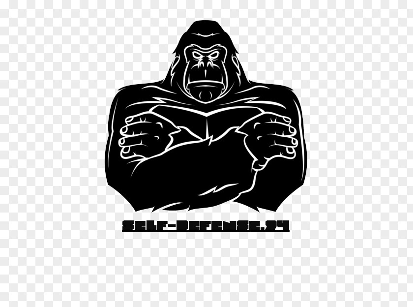 Self-protection Gorilla Drawing Royalty-free Clip Art PNG