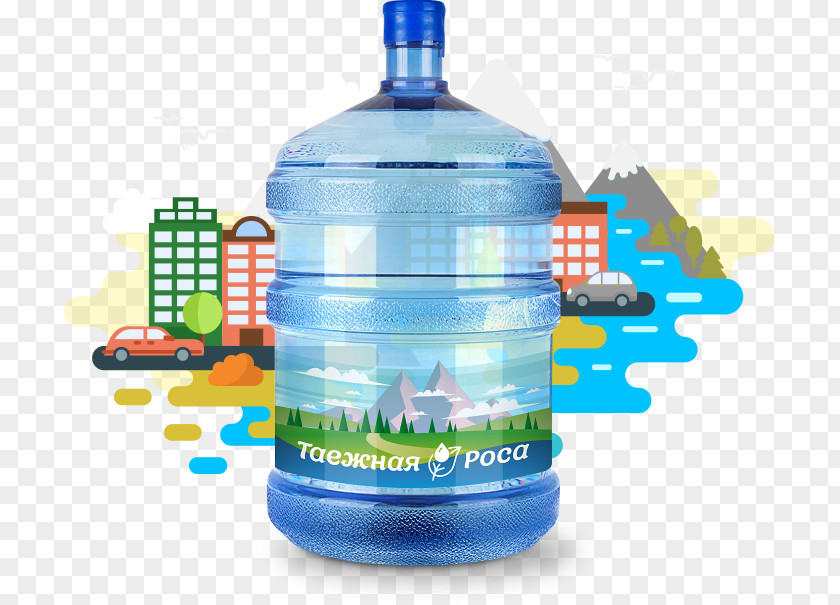 Water Mineral Plastic Bottle Tayezhnaya Rosa Bottled PNG