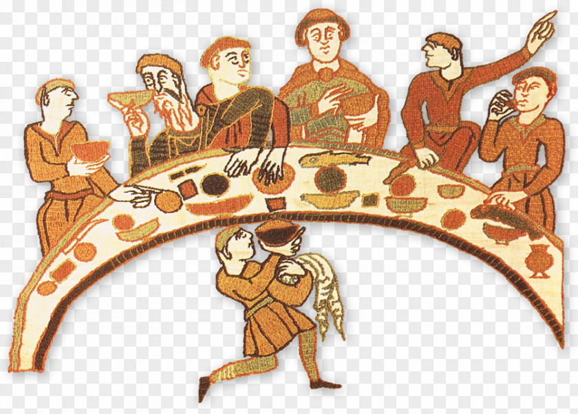 Banquet Early Middle Ages Medieval Cuisine Art PNG