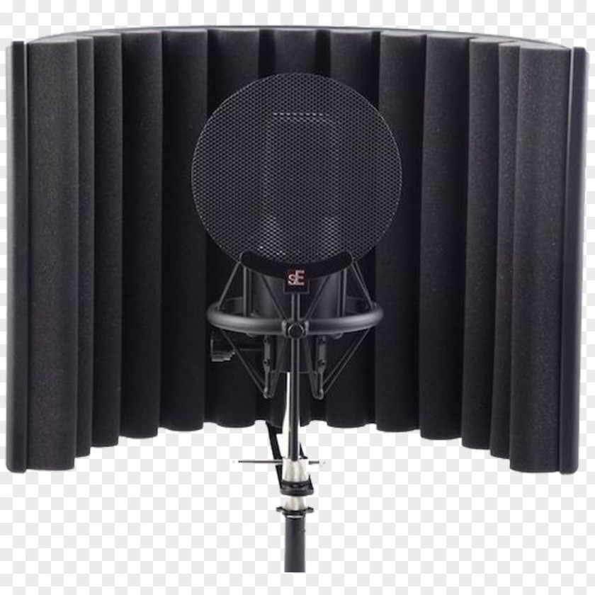 Mic Microphone Recording Studio SE Electronics Pop Filter Monitor PNG