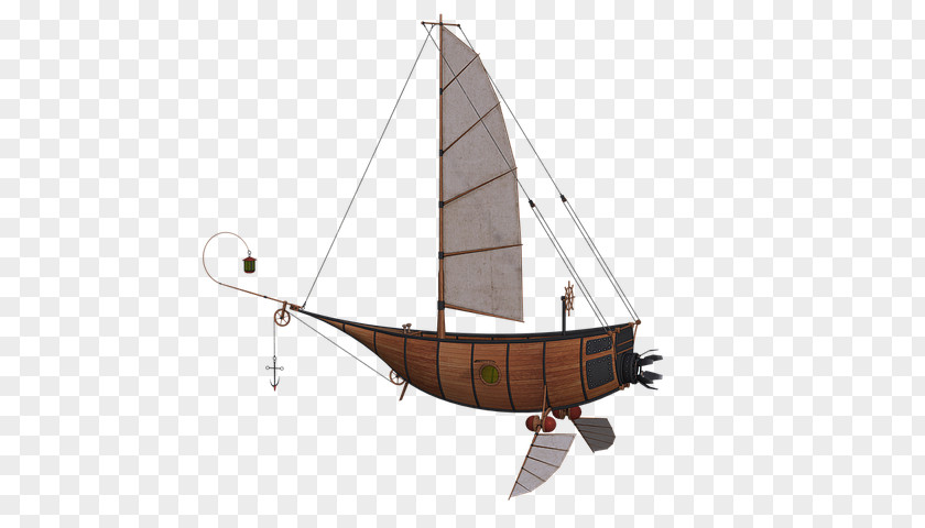Sail Sailing Ship Caravel Yawl Lugger PNG