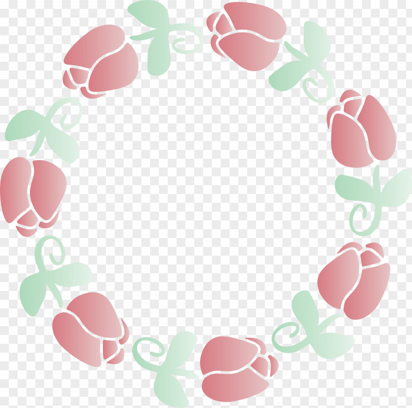 Tulip Frame Easter PNG