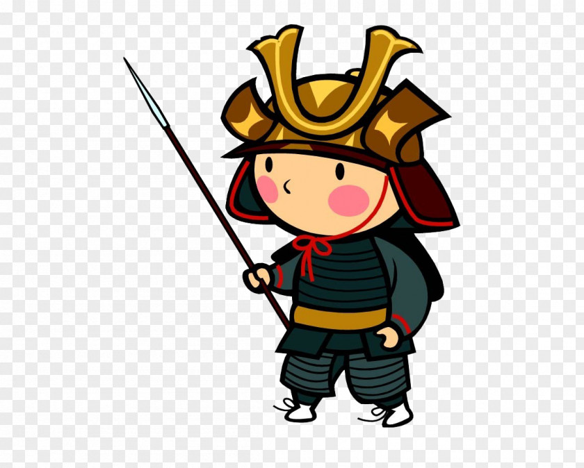 Cartoon South Korean Soldiers The Woman Warrior Samurai Feudalism Child PNG