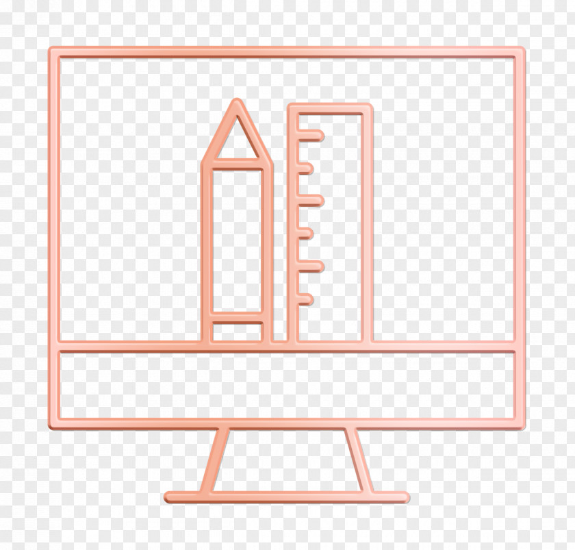 Coding Icon Design Ruler PNG