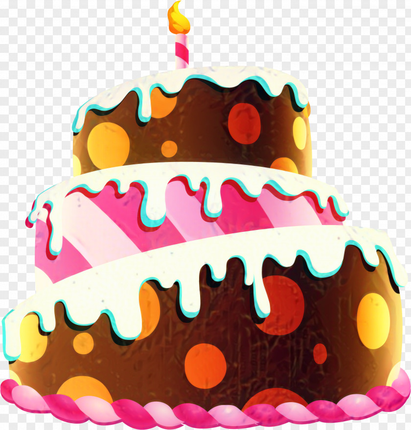 Dish Cream Cartoon Birthday Cake PNG