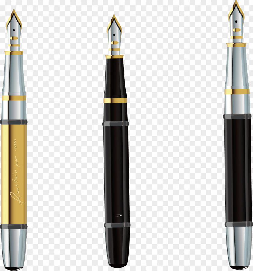 Expensive Pens Fountain Pen Clip Art PNG