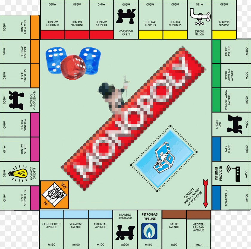 Hasbro Monopoly Board Game Connect Four PNG