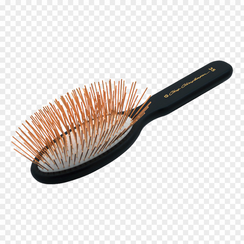 Pin Brush Børste Gold Comb PNG