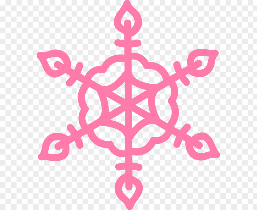 Pink Snowflake Pattern Santa Claus Candy Cane Christmas Icon PNG