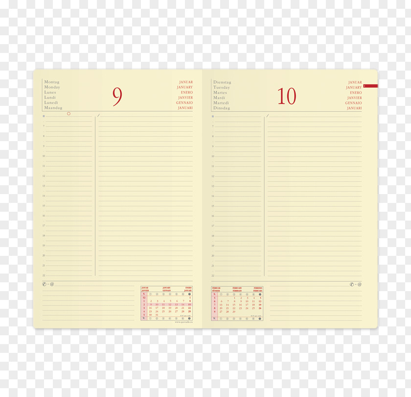 2019 Paper Notebook Font PNG