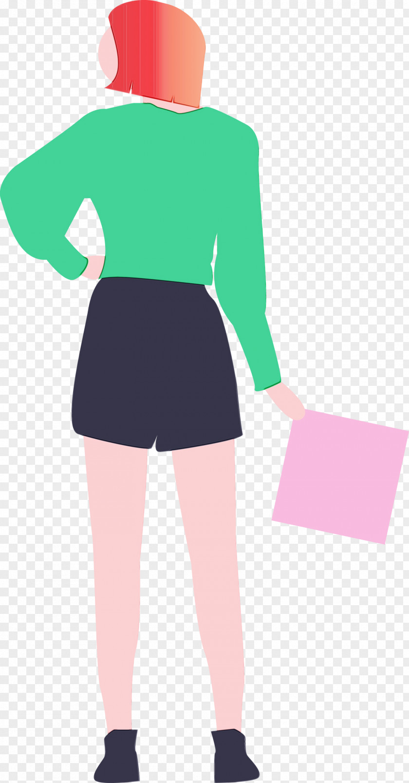 Clothing Green Pink Standing Waist PNG
