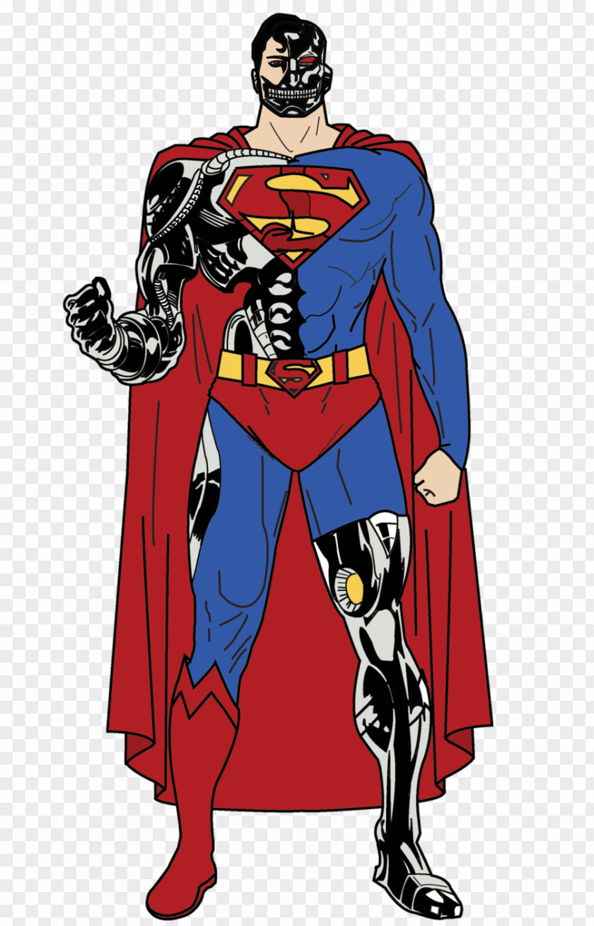 Cyborg Superman Metallo Hank Henshaw Superboy-Prime PNG
