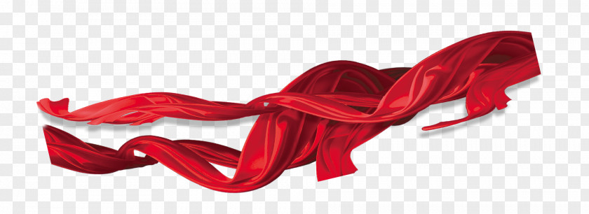 Red Holiday Ribbon PNG