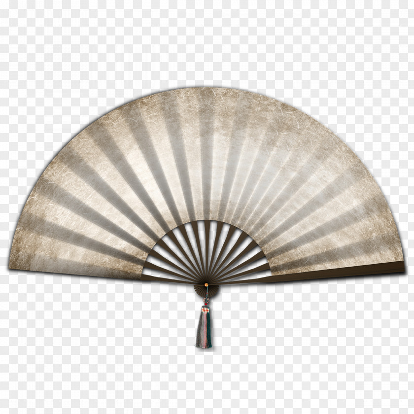 Retro Paper Fan Hand PNG