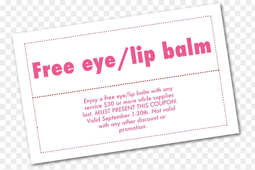 Skincare Promotion Lip Balm Coupon Skin Care PNG