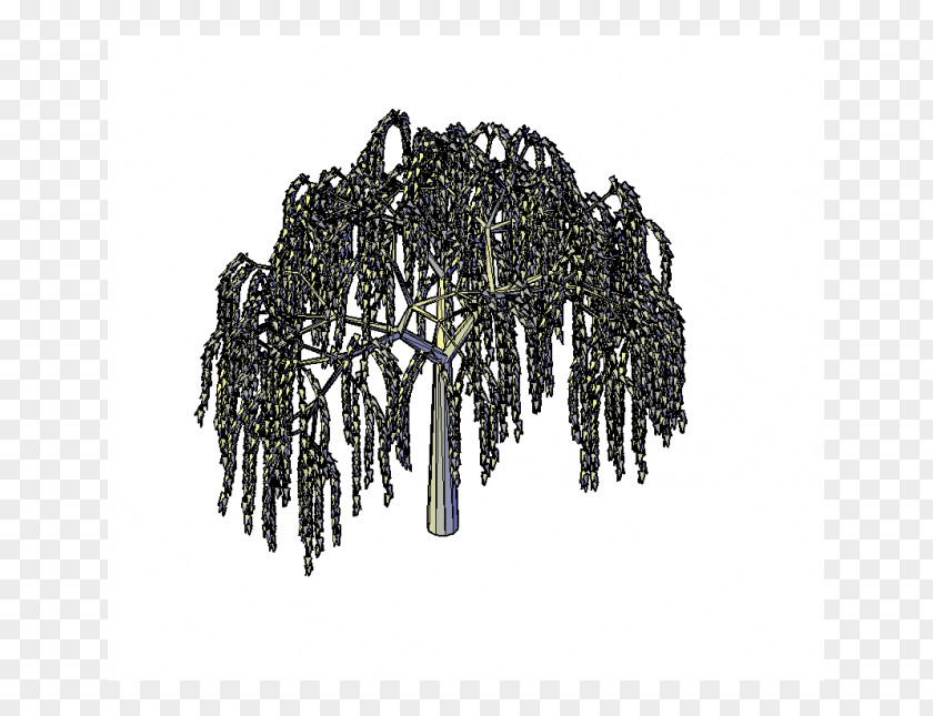 Willow Trees Tree Computer-aided Design .dwg AutoCAD Weeping PNG