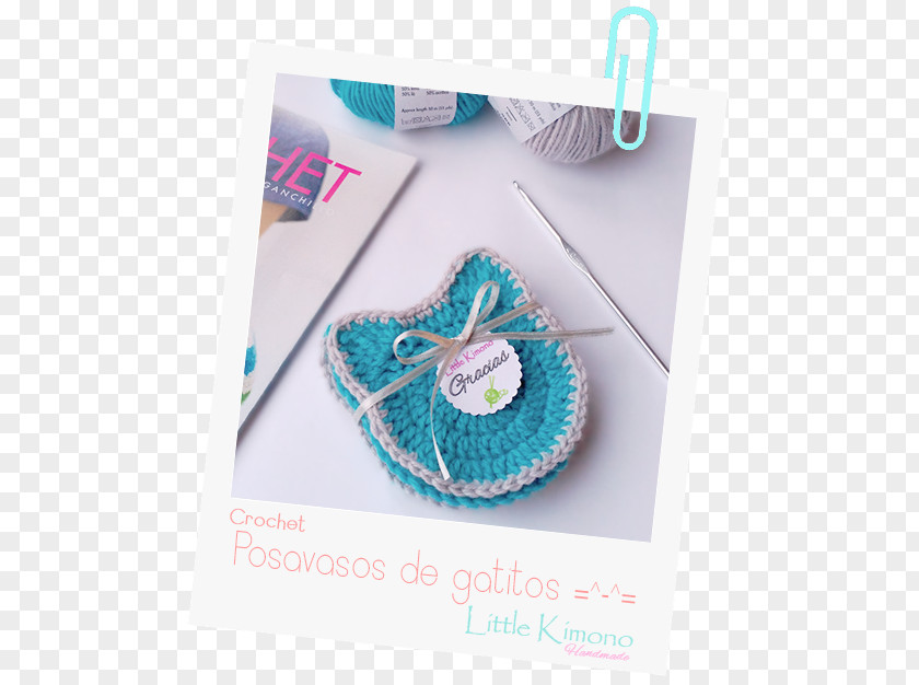 Reto Turquoise Crochet Font PNG