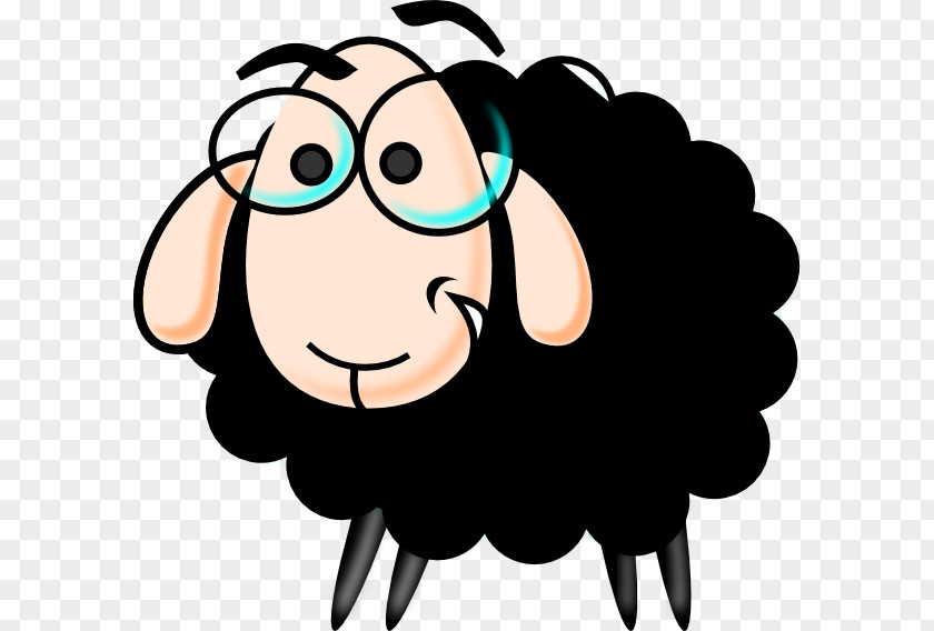 Sheep Black Das Schwarze Schaf Crossing Clip Art PNG Image - PNGHERO