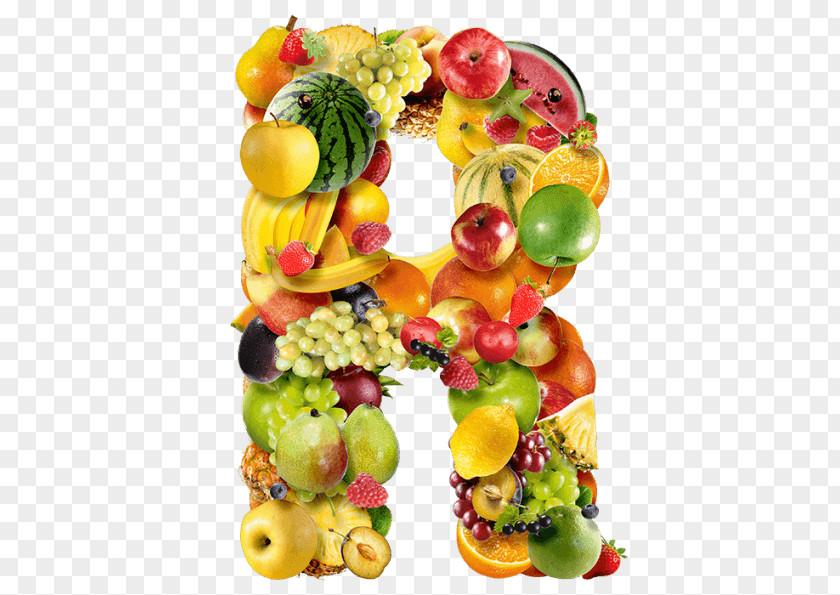 Fruit Letters Vegetarian Cuisine Letter Vegetable Font PNG