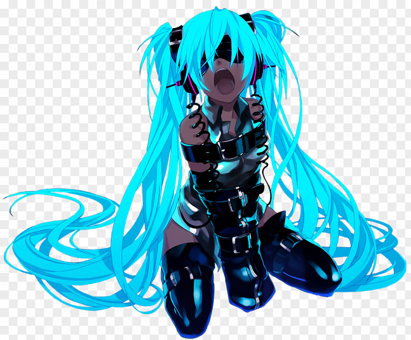 Hatsune Miku Anime Vocaloid Animation Rendering PNG Rendering, hatsune miku, teal haired female character illustration clipart PNG