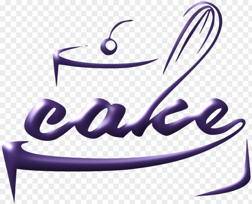 Logo Cake Brand Calligraphy Clip Art PNG