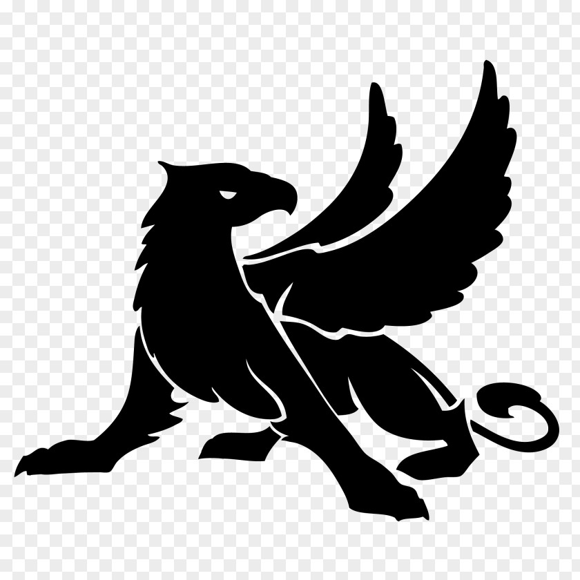 Griffin Symbol Legendary Creature Logo Clip Art PNG