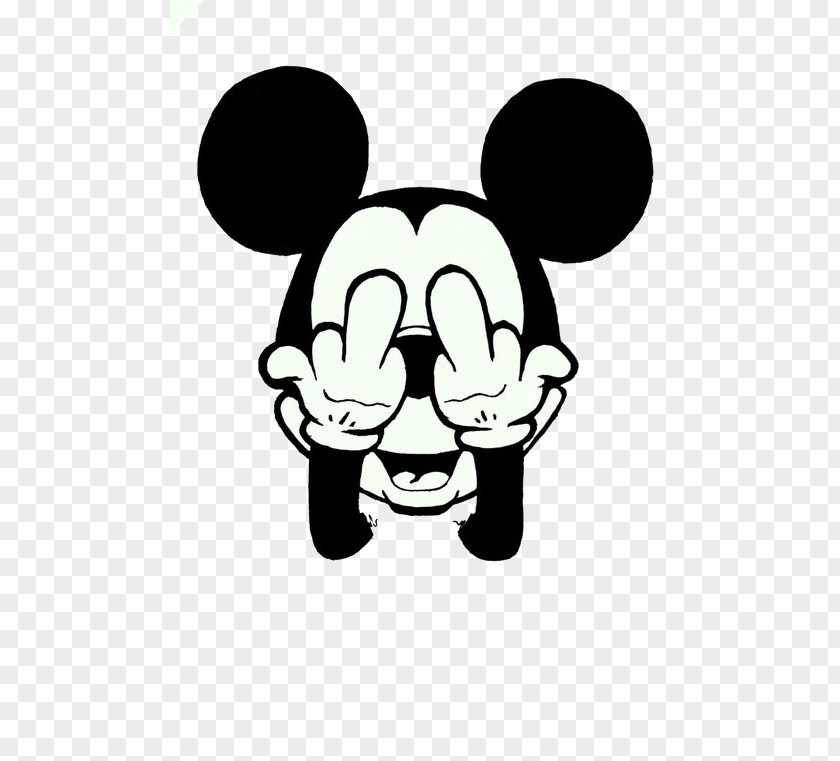 Mickey Mouse Middle Finger Minnie The PNG
