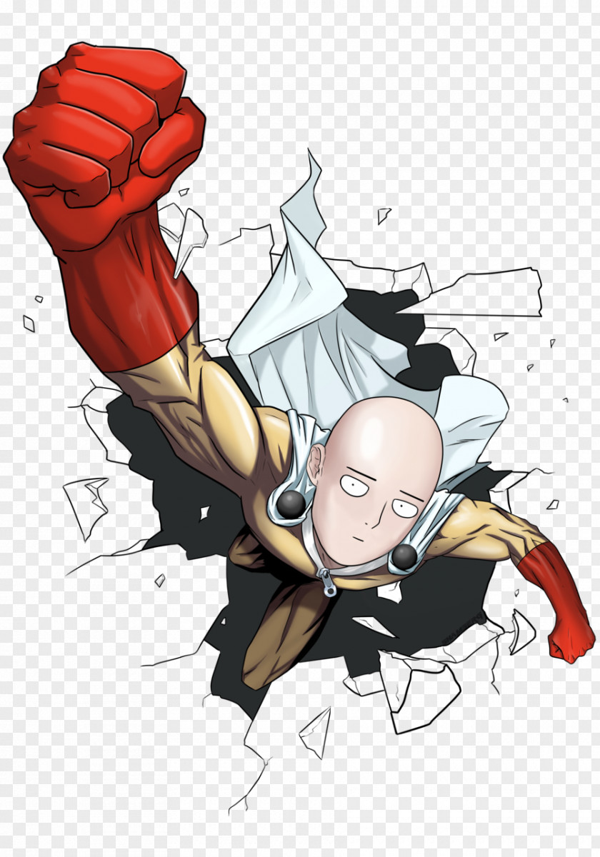 Punch One Man Rendering Art Drawing PNG