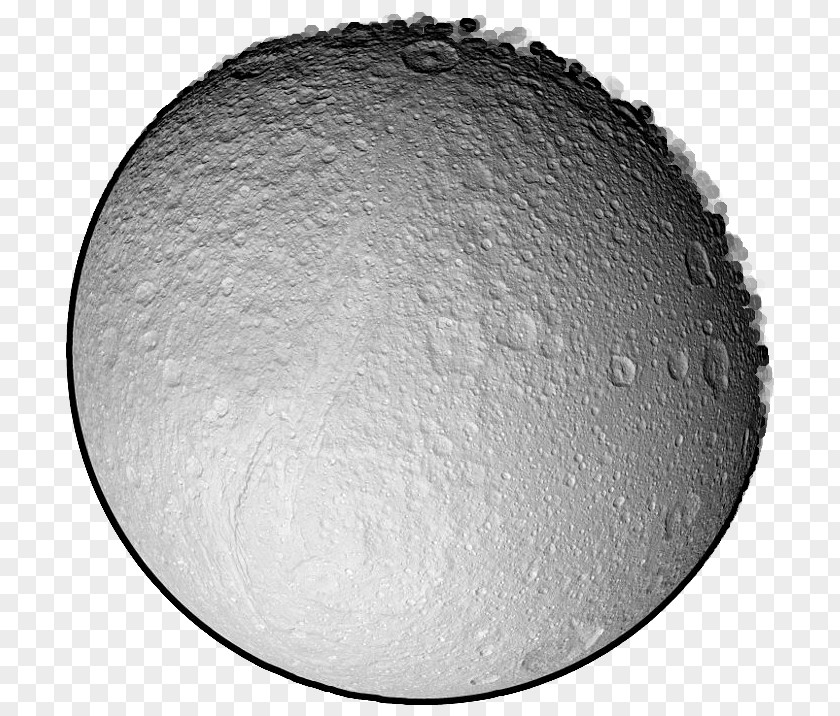 Tethys South Pole Moons Of Saturn Stocktrek Images Sphere PNG