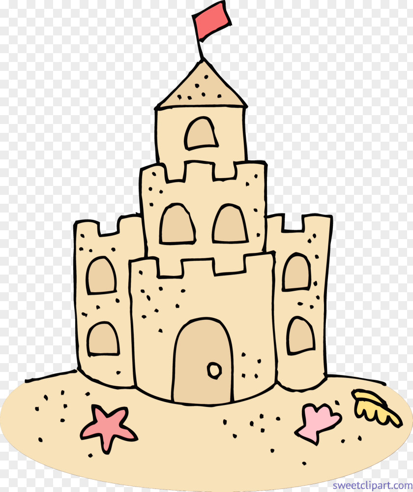 Icing Building Sand Castles Castle Cartoon PNG