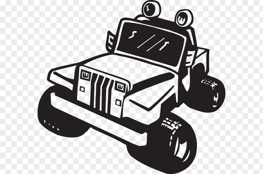 Jeep Wrangler Car Decal PNG