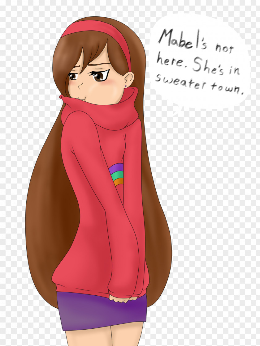 Mabel Pines Dipper Sweater Fan Art Character PNG