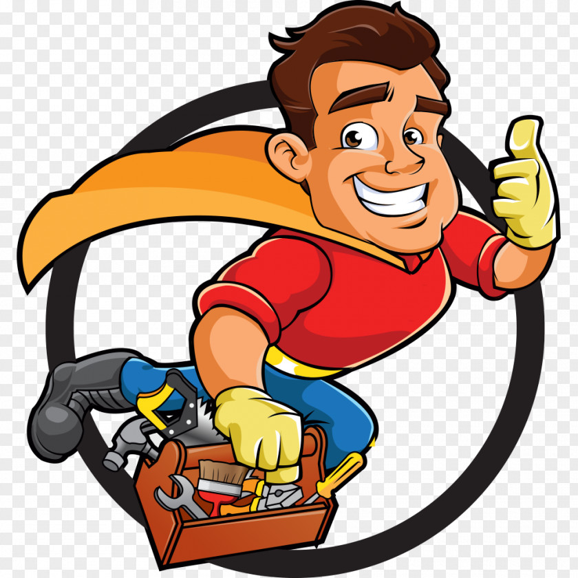 Vector Superman Toolbox Handyman Royalty-free Illustration PNG